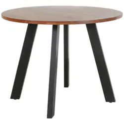 Esstisch in Holz, Metall 100/100/76 cm