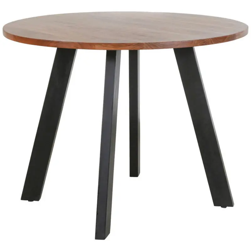 Esstisch in Holz, Metall 100/100/76 cm