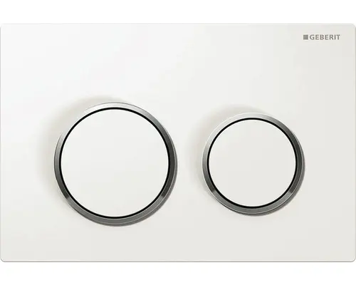 Betätigungsplatte Geberit Omega 20 2-Mengentechnik weiß