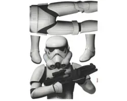 Wandtattoo Disney Edition 4 Disney Star Wars Stormtrooper 100 x 70 cm