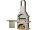 Hornbach Buschbeck Grillkamin Carmen 65 x 180 x 203 cm mit Tisch