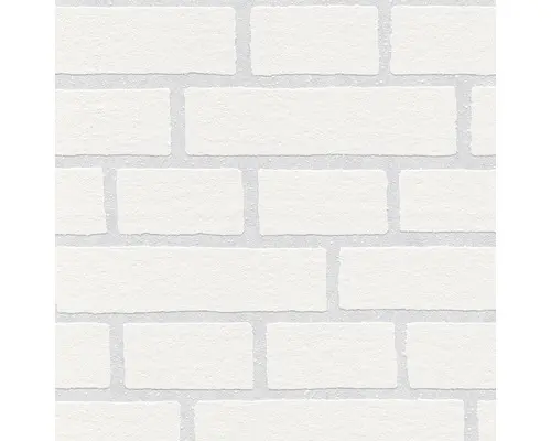 Vliestapete 2454-10 Maueroptik weiß