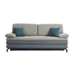 XXXLutz Lauterach - Ihr M&ouml;belhaus bei Bregenz Boxspringsofa in Webstoff Hellgrau, Hellblau