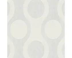 Vliestapete 9501-16 Kreisornament weiß
