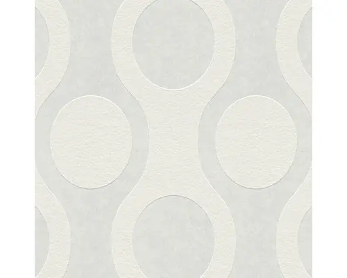 Vliestapete 9501-16 Kreisornament weiß