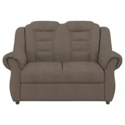 Zweisitzer-Sofa in Chenille Taupe