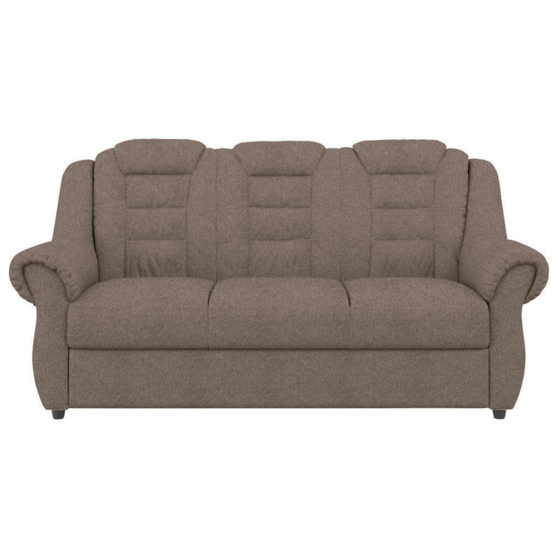 Dreisitzer-Sofa in Chenille Taupe