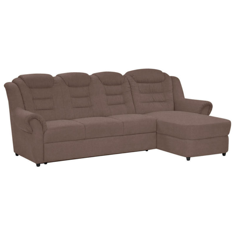 Ecksofa in Chenille Taupe