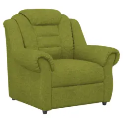 Sessel in Chenille Grün