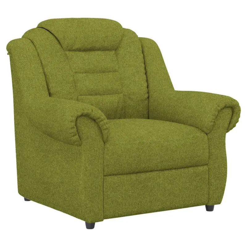Sessel in Chenille Grün