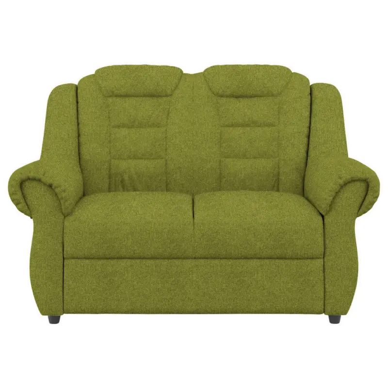 Zweisitzer-Sofa in Chenille Grün