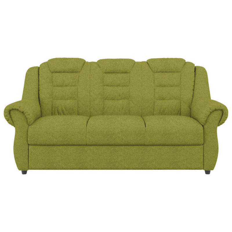 Dreisitzer-Sofa in Chenille Grün