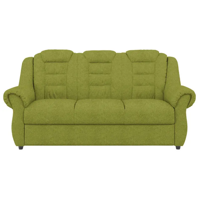Dreisitzer-Sofa in Chenille Grün