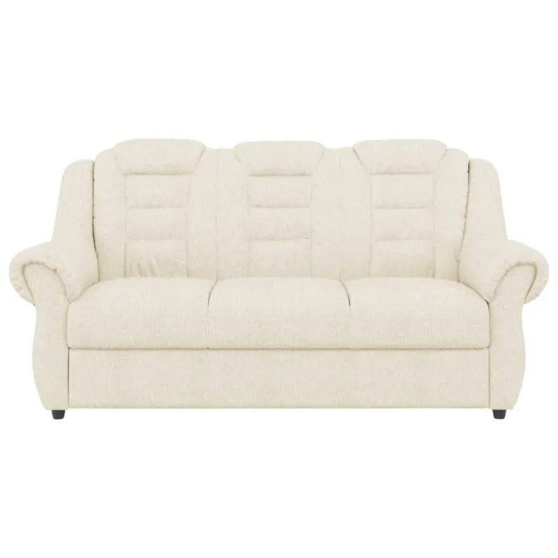 Dreisitzer-Sofa in Chenille Creme