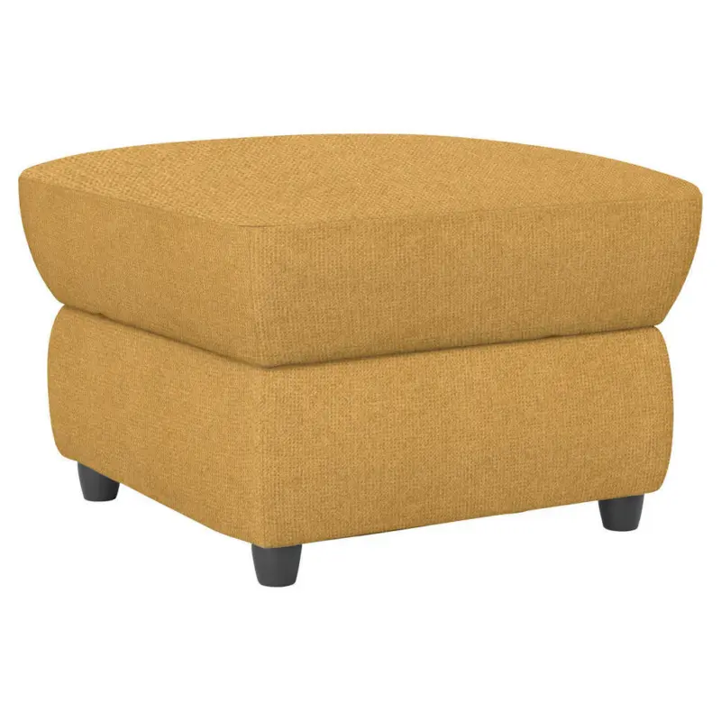 Hocker in Textil Gelb