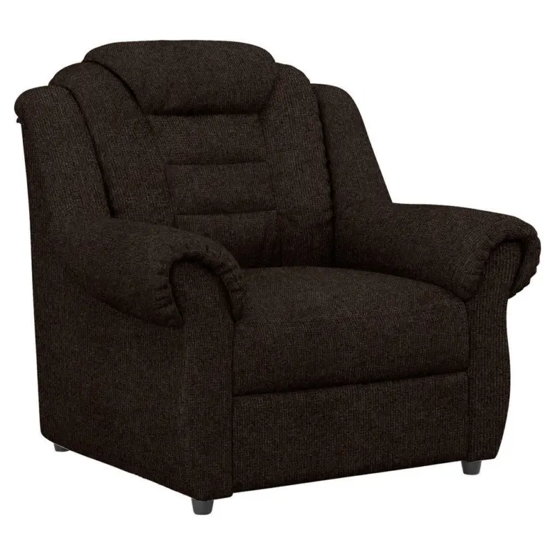Sessel in Chenille Braun