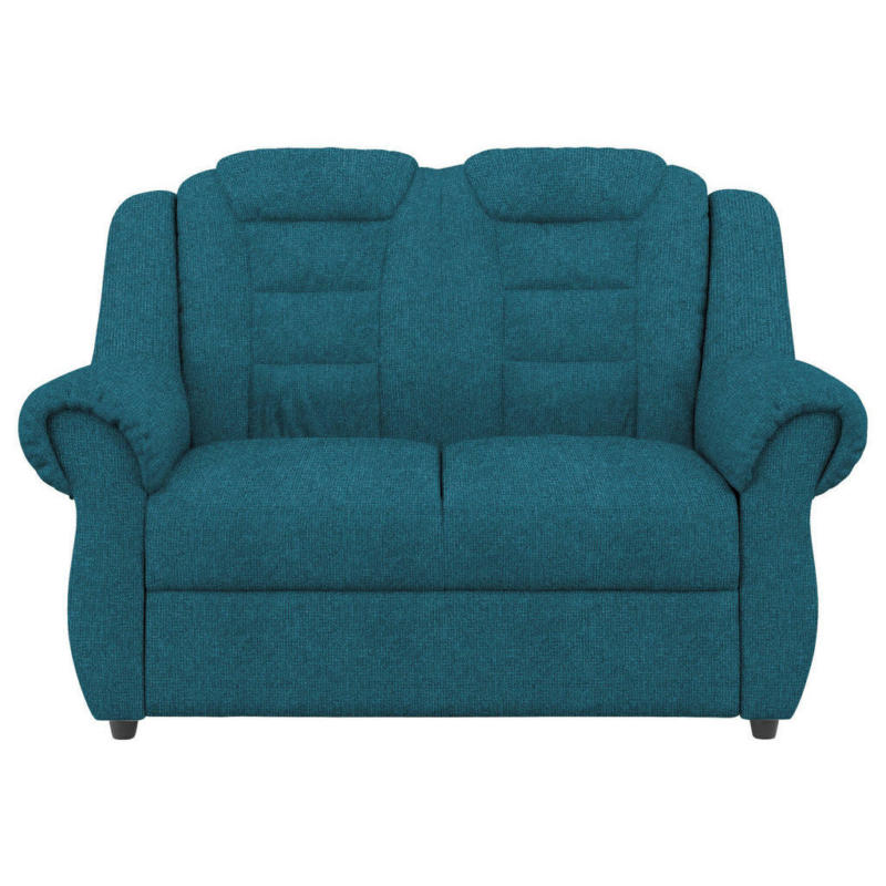 Zweisitzer-Sofa in Chenille Blau
