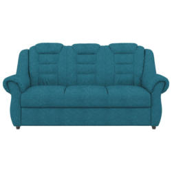 Dreisitzer-Sofa in Chenille Blau