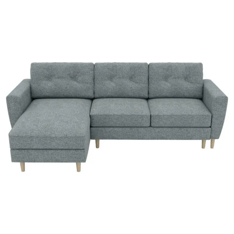 Ecksofa in Flachgewebe Mintgrün