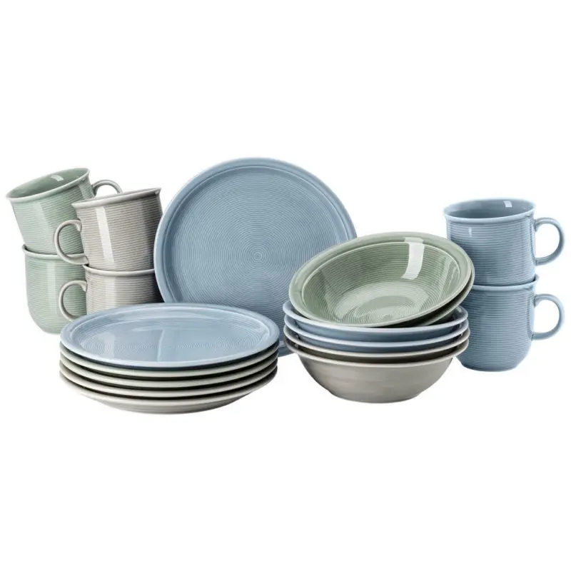 Frühstücksservice Trend Colour Mixed II 18-teilig