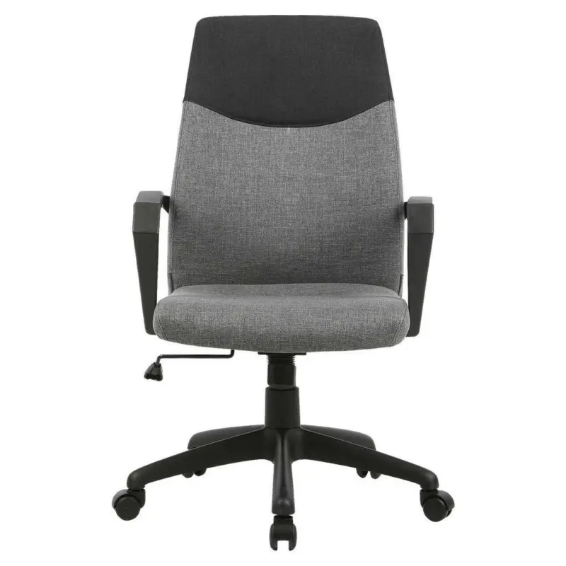 Drehstuhl in Webstoff Grau