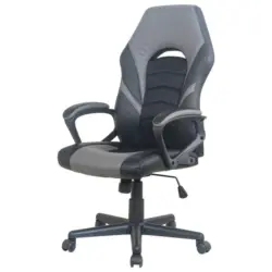 Gamingstuhl in Netz Grau, Schwarz