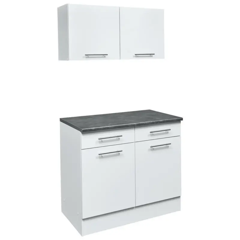 Küchenoberschrank 100/50/31 cm in Weiß