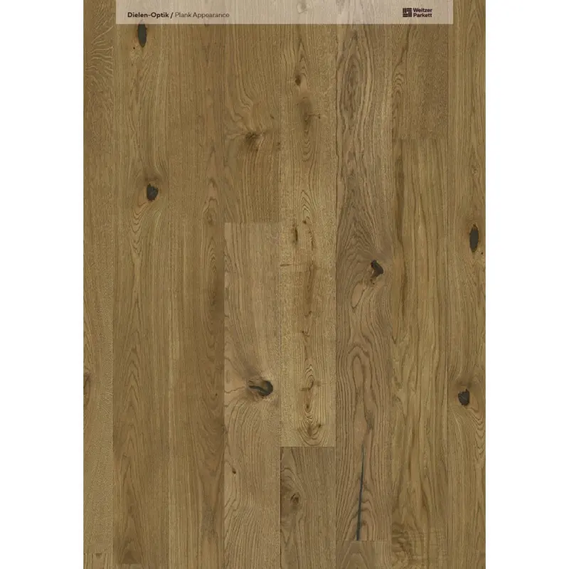 Landhausdiele, Eiche Mandel Kollektion Gesund-Diele per m²