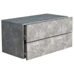 Nachtk&auml;stchen in Grau