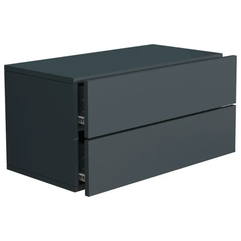 Nachtkästchen in Anthrazit