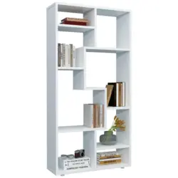 Regal 58/116/20 cm Weiß