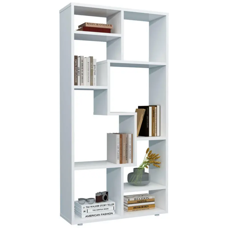 Regal 58/116/20 cm Weiß