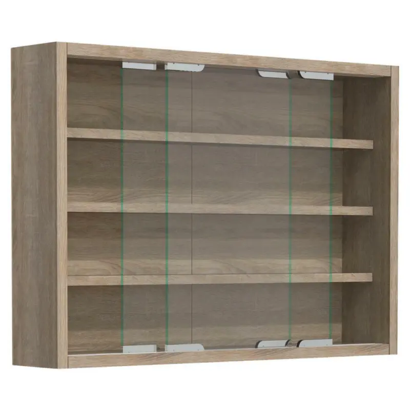 Hängevitrine in Sonoma Eiche