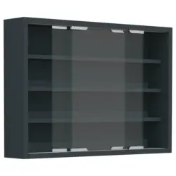 Hängevitrine in Anthrazit