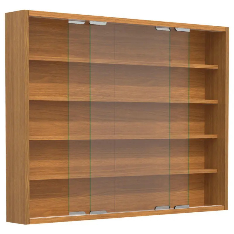 H&auml;ngevitrine in Buchefarben