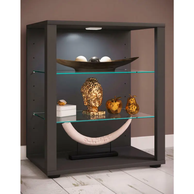 Vitrine in Anthrazit