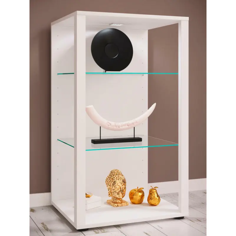 Vitrine in Weiß