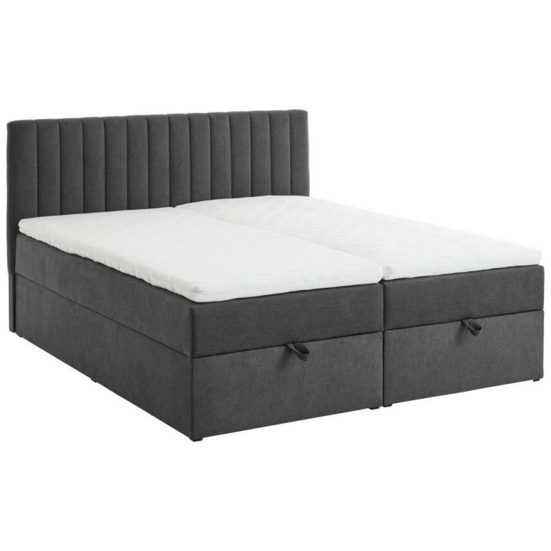 Boxbett 160/200 cm in Grau