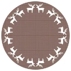 Outdoorteppich 118/118 cm