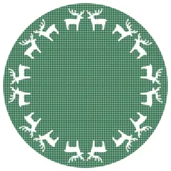 Outdoorteppich 100/100 cm