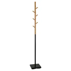 Garderobenst&auml;nder in Schwarz, Beige 26/176/26 cm