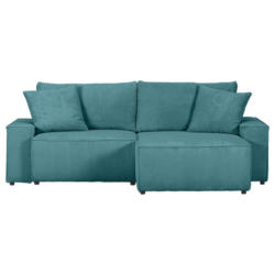 Ecksofa in Kord Petrol