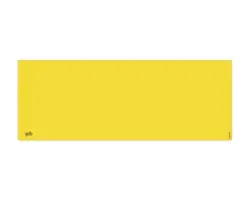 Badrückwand mySpotti Aqua 1200x450x2 mm 15731206 gelb