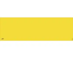 Badrückwand mySpotti Aqua 1400x450x2 mm 15731406 gelb