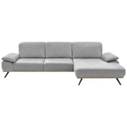 Ecksofa in Mikrofaser Hellblau