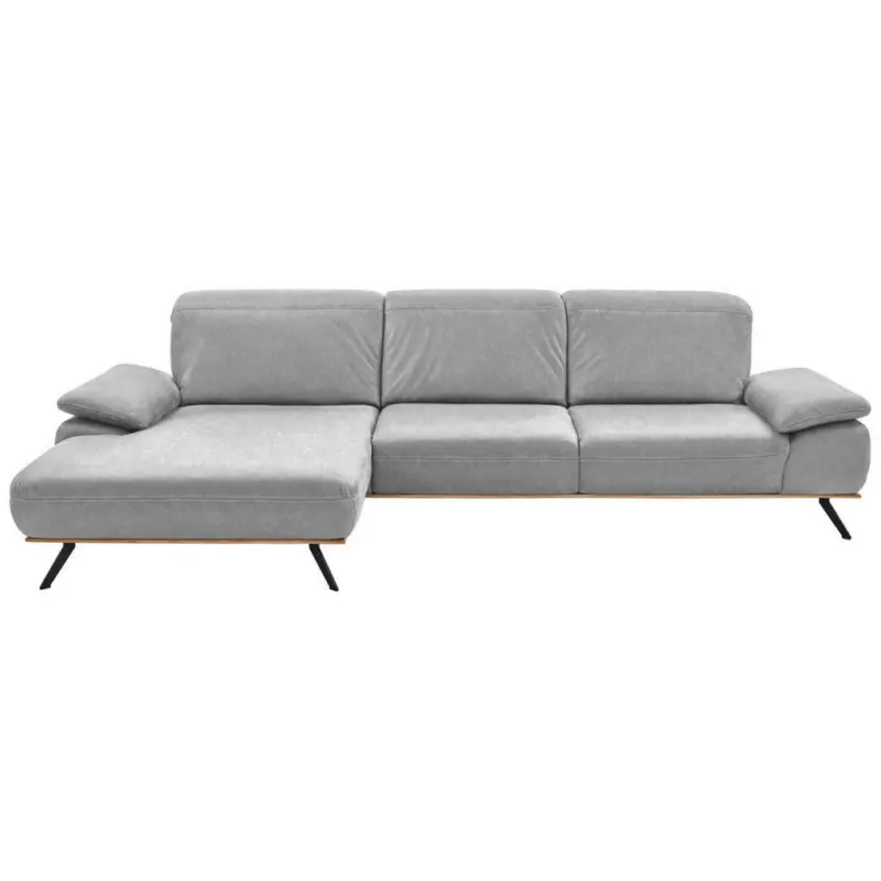 Ecksofa in Mikrofaser Hellblau