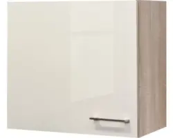 Hängeschrank Flex Well Nepal Kaschmir glänzend 60x55x32 cm mit Drehtür