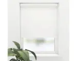 Hornbach Soluna Verdunkelungsrollo V1, uni weiß, 190x190 cm