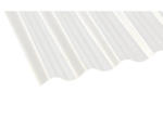 Hornbach Gutta Polyester Wellplatte Sinus 130/30 natur 2500 x 1000 x 1,4 mm