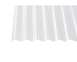 PVC Wellplatte Sinus 76/18 klar 3000 x 900 x 1,1 mm
